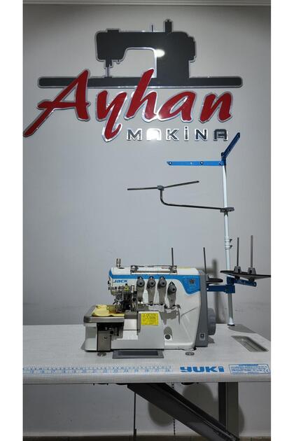 Jack -E4S-4 İplik Kafadan Motor Overlok Makinası Direct Drive