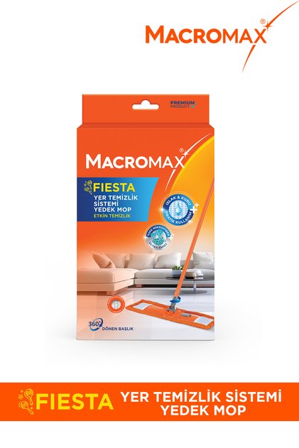 Fiesta Yer Temizlik Sistemi Yedek Mop Başlık Mikrofiber
