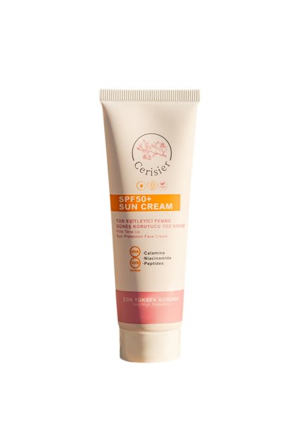 Spf 50+ Tone Equalizing Pink Sunscreen Face Cream