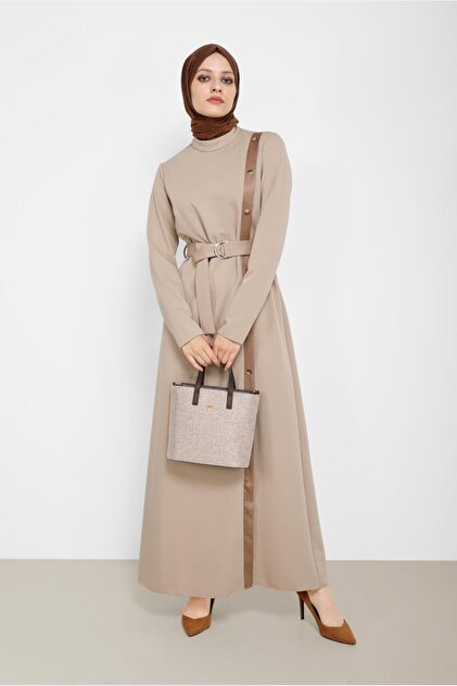 casual a-line dress Textured Puff Short Sleeve Ruched Midi A-Line Dress Raised Fabric Cinched Waist and Casual-Chic Design, Red / XS main image 0