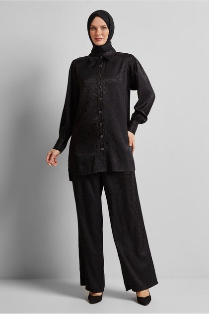 Jacquard Satin Pants Suit 45580