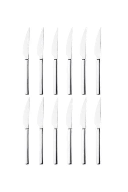 12'li 18.10 Çelik Yemek Bıçağı 21 Cm ( Kalınlığı 10 Mm)