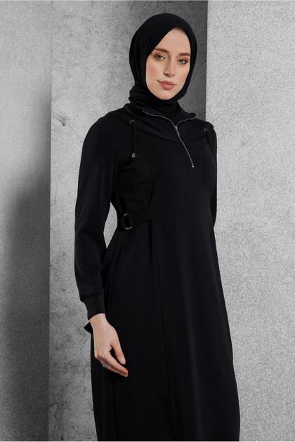 KAPÜŞONLU ELBİSE 45234