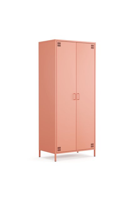 Pera Metal Elbise Dolabı, Soyunma Dolabı, İki Kapılı, 80,50 x 50 x 189,50 cm Ral 3022 Somon