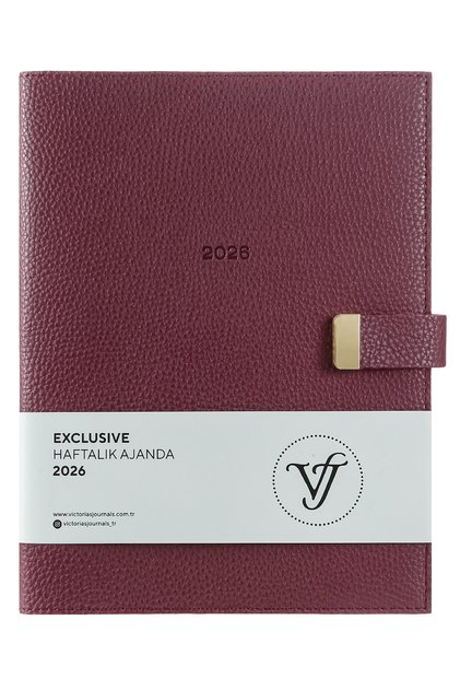 Exclusive 2027 Weekly Agenda A4 (19X25Cm) Ivory 100Gr. Inside Can Be Changed