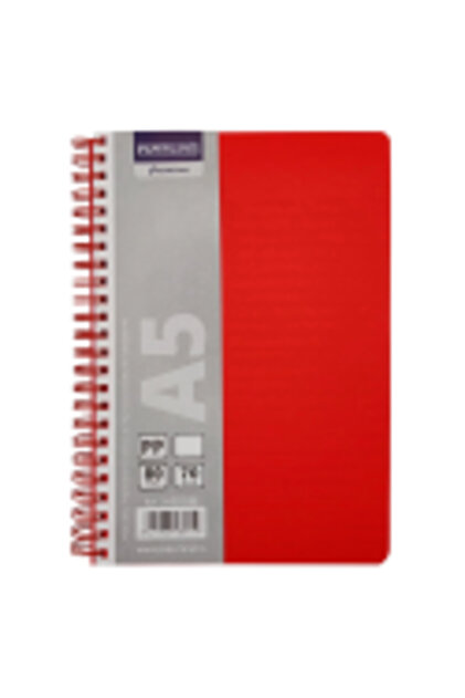Caiet spiralat A5, 80 file, dictando COPERTA PLASTIC