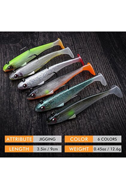 Kit complet de jiguri si carligi pentru pescuitFish & Paws ®