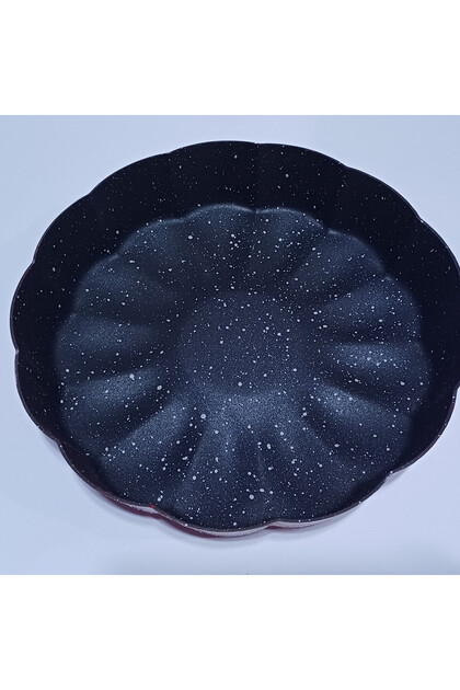 28 cm Papatya Desenli Teflon 13 Dilim Yanmaz Yapışmaz Kek Turta Kalıbı