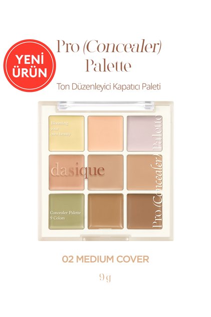 Çok Amaçlı Kullanıma Uygun Kremsi Kapatıcı Paleti Pro Concealer Palette (#02 Medium Cover)