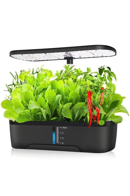 Ghiveci de plante ®, cu sistem de cultivare hidroponica fara sol, gradina interioara