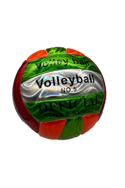 Minge de volei, imitație de piele cu cusături, culori metalizate, mărimea 5, 235gr, VisionXXI
