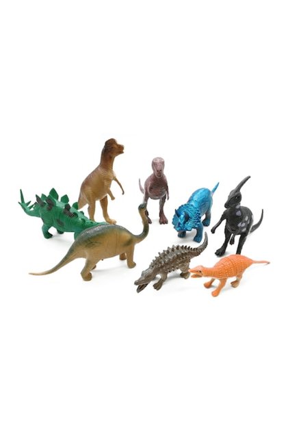 Set 8 figurine dinozauri, 15 cm,