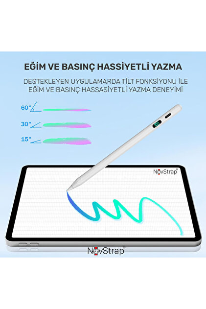 NovStrap Apple iPad Pro 13 (M4) ile Uyumlu Dokunmatik Tablet