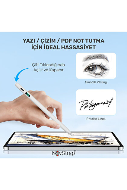 NovStrap Apple iPad Air 13 M2/M3 ile Uyumlu Dokunmatik Tablet