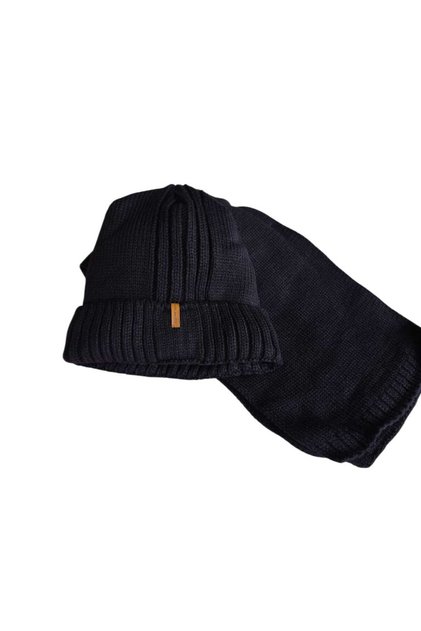 Men's Adult Scarf Beanie 2-Piece Set