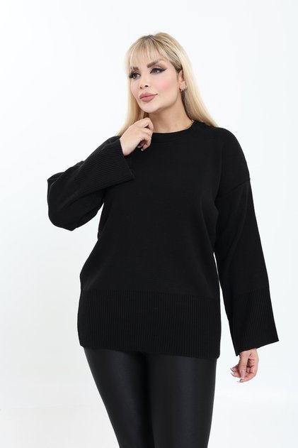 Crew Neck Comfortable Fit Knitwear Knitted Sweater