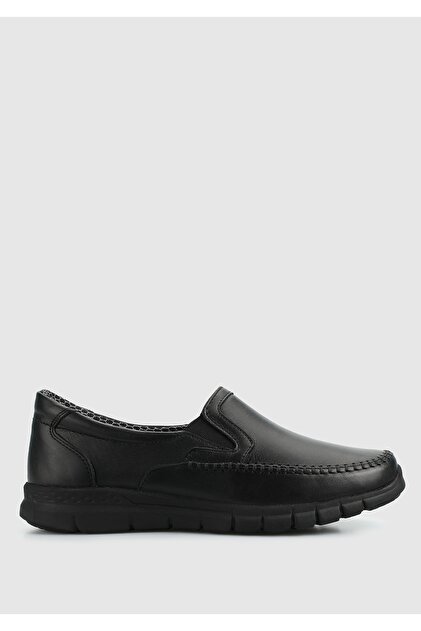 Black Leather Women's Shoes