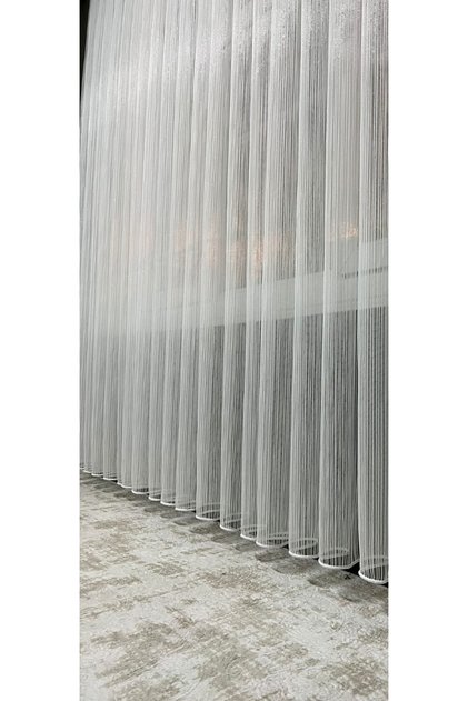 Chain Tulle Curtain 1/2 Pleated Price