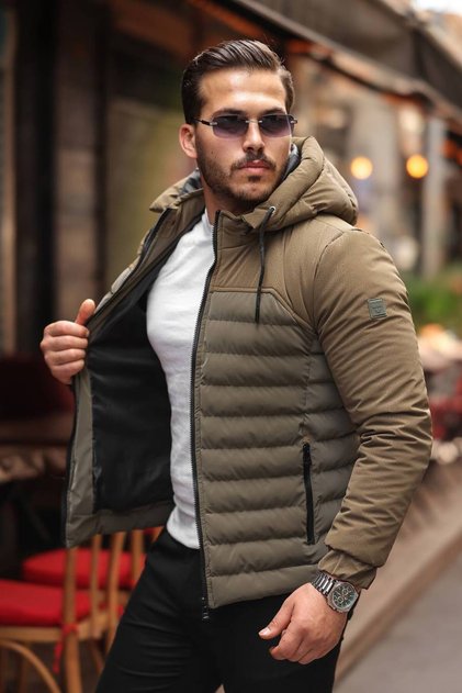 New season waterproof and cold proof hooded winter men's jacket coat