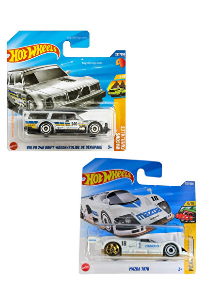 M∀LICE セット HOT WHEELS Volvo 240 Drift Wagon -Mazda 787b - Fiyatı, Yorumları