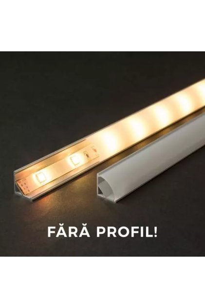 Ecran opal pentru profil aluminiu LED 1000mm Phenom