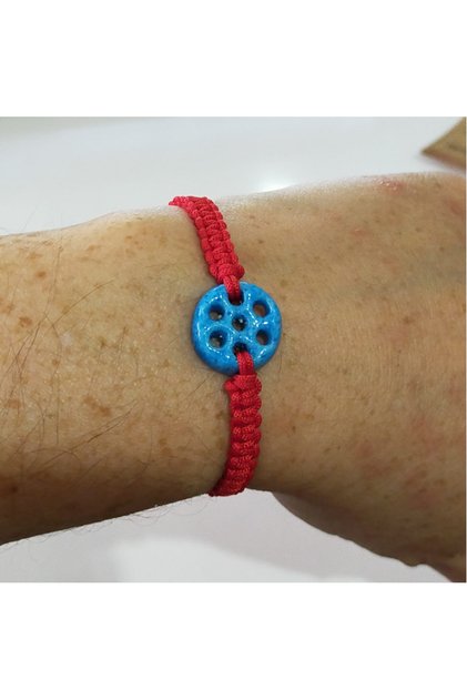New Syriac Stone Nazar Unisex Adjustable Bracelet 6 Different Color Options