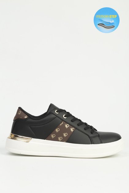 Women's Black and White Sports Shoes Imported Bni-12132