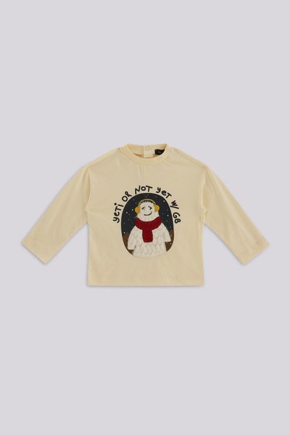 BG Store Erkek Bebek Ekru Tshirt
