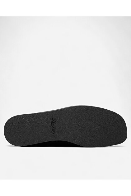 CLARKS Wallabeeevo BT Black Leather, M; 7 Erkek Siyah Bot 26179710