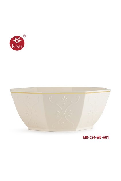 Classic Rose Pattern Round Bowl - 624