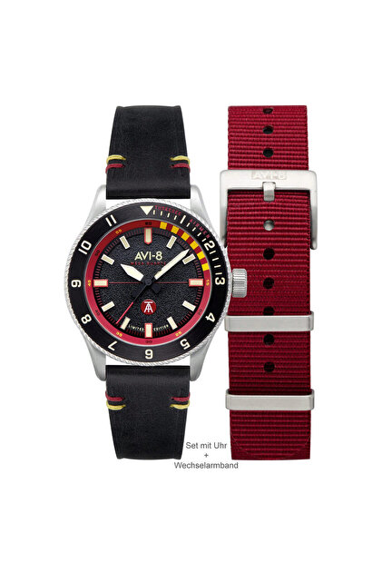 AVI 8 Mens Watch Avi-8 AV-4103-01, Quartz, 40mm, 5ATM- Trendyol