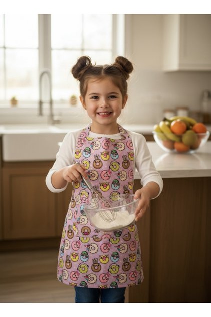 Children's Kitchen Apron Kindergarten Activity Apron Mother and Child Apron