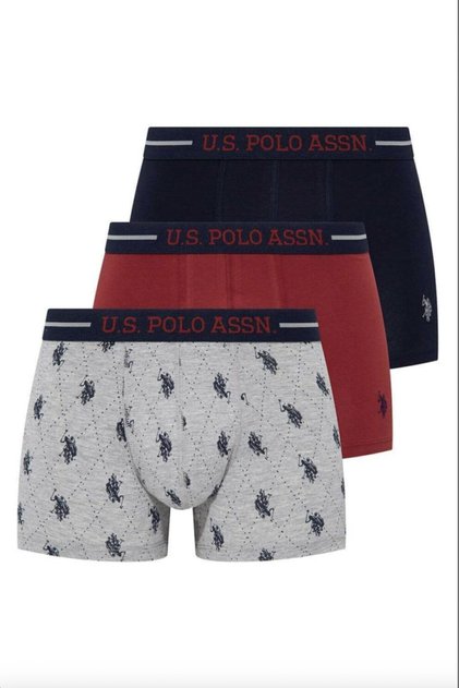 Men'S, Licensed, Uspa, Boxer Set of 3 in a Box