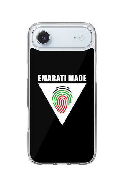 Classic Clear MagSafe Case for iPhone Air , Hybrid Soft Transparent Cover - Emarati Made Triangle