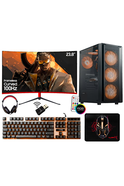 TURBOX Tx6590 i5 4440 32GB Ram 512GB SSD 4GB R7 240 23.8 inç FHD