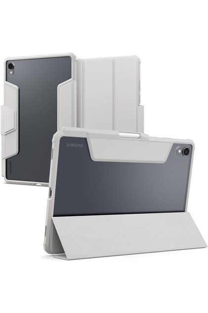 Ultra Hybrid Pro for Samsung Galaxy Tab S11 Case (11 inch) Tri-Fold with S Pen Holder - Gray