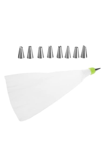 Pos pentru ornat prajituri Antbro®, cu 9 capete de diferite forme