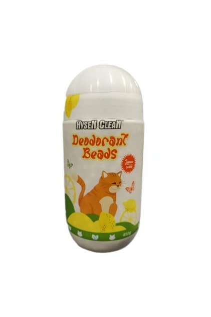 Clean Cat Litter Deodorant Beads - Lemon - 450G