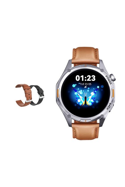 Smart Watch HD1 3D Hero 1 for Men 3D Display, Bluetooth Calls, 150+ Sports Modes, Active - SILVER