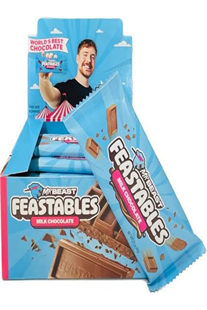 Feastables Mr Beast Feastables Milk Chocolate 5 Snack Size Bars 35