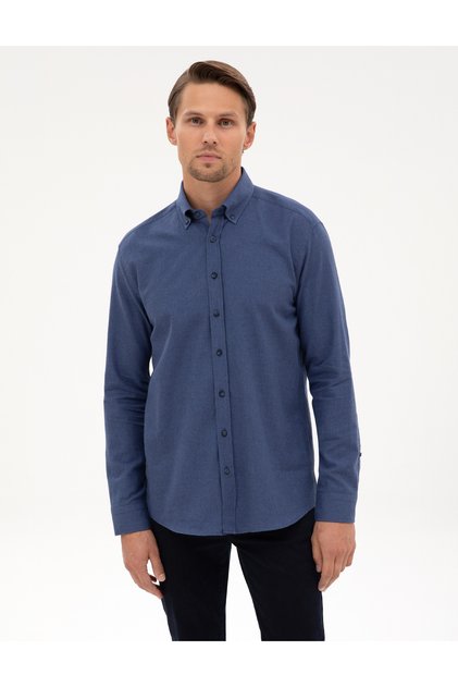İndigo Regular Fit Uzun Kollu Gömlek 50311380-VR028