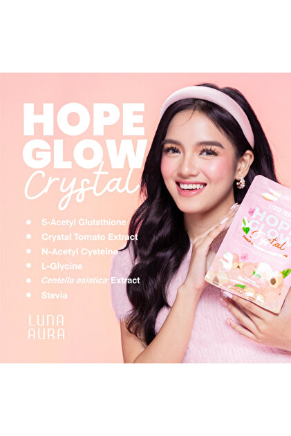 Luna Aura Hope Glow Crystal Peach Glutathione Juice Drink- Trendyol