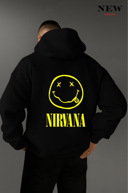 Суитшърт с принт Nirvana