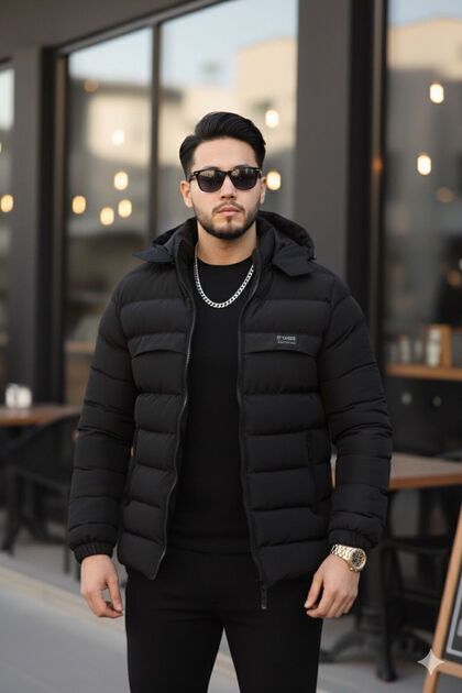 Men's Winter Waterproof and Cold-Proof – Detachable Hooded Puffer Jacket