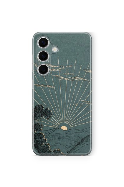 Samsung Galaxy S25 Compatible Sunrise Design Printed Transparent Case