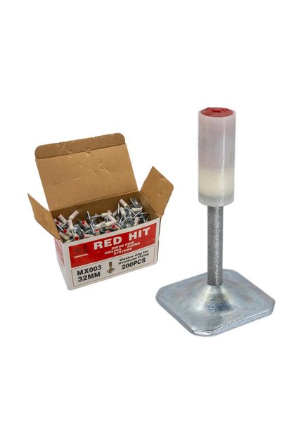 Red Hit MX003 Kare Pullu Barutlu Çivi 32 mm (200 lü Paket)