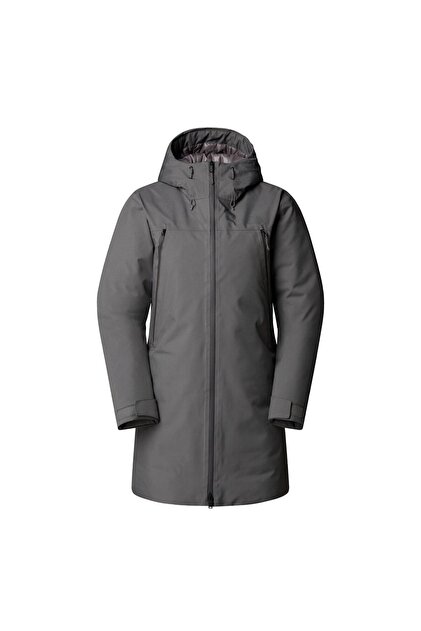 The North Face Kadın Mtn Range Kaz Tüyü Parka NF0A89VN0UZ1 Gri-XL