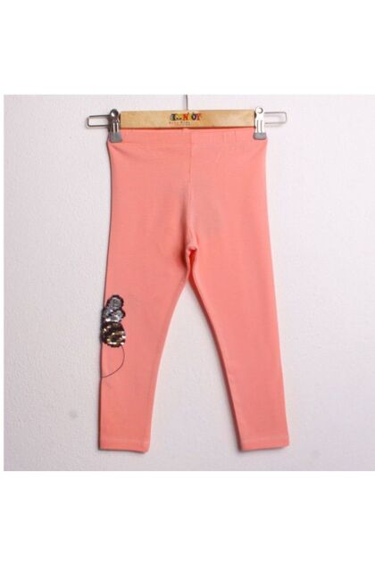 Girl's Leggings Sequin Bee Embroidery
