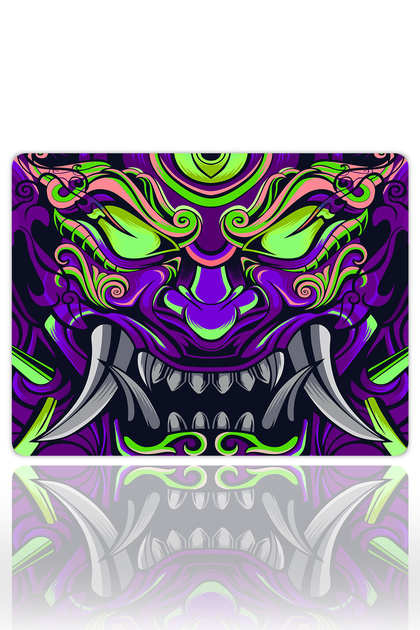 urzuva Infernal Oni Gaming Oyuncu XL Mouse Pad Kaydırmaz Dikişli
