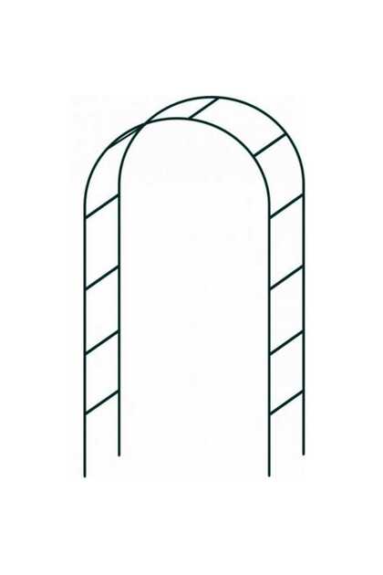Pergolă de grădină, arc simplu pentru plante cățărătoare, 140 x 38 x 240 cm